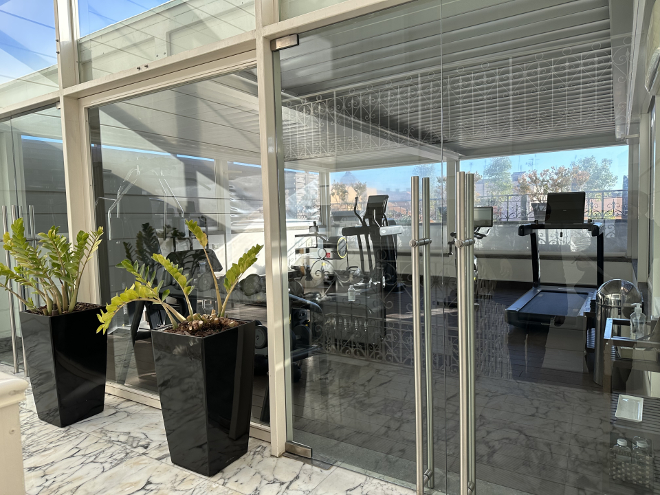 pergola per palestra