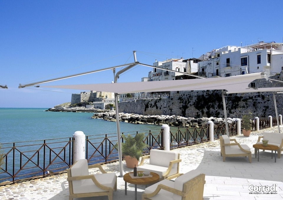 Vela ombreggiante per locali