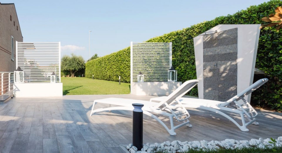 Tenda Da Sole Laterale Allungabile Froadp Per Balcone – Grigio Chiaro, Impermeabile E Facile Da Montare