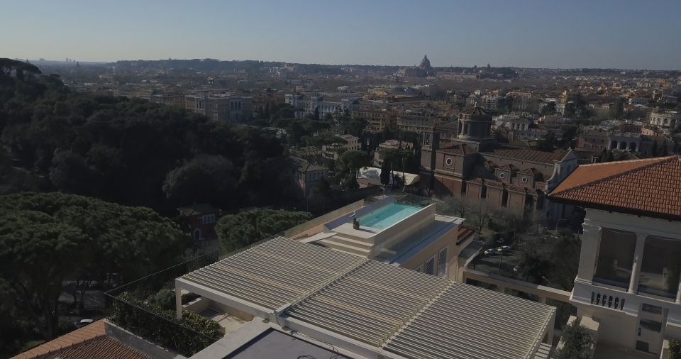piscina terrazzo living