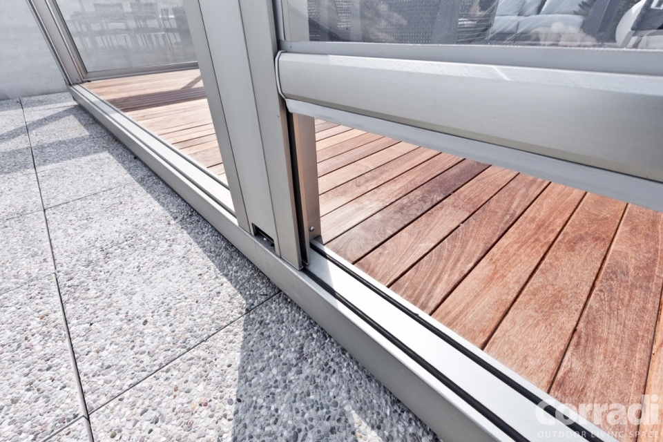 Chiusure in Cristal per pergotende