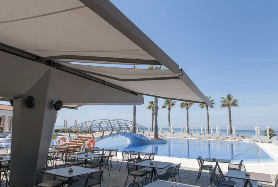 tende da sole per bar