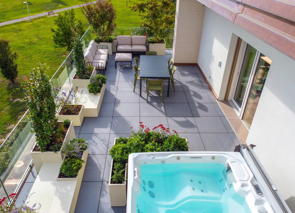 giardino in terrazza Modularte