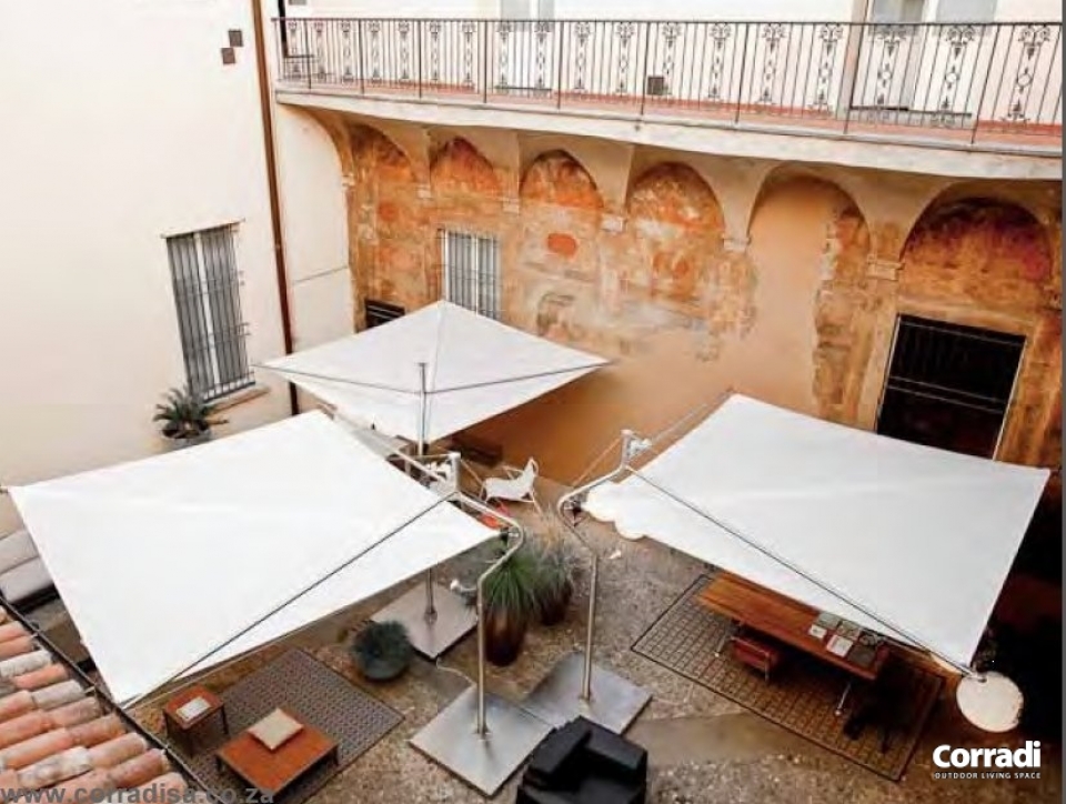 Vele parasole di grandi dimensioni