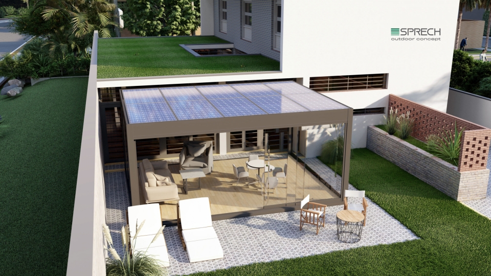 pergola fotovoltaica per giardino: scopri la tua tettoia fotovoltaica