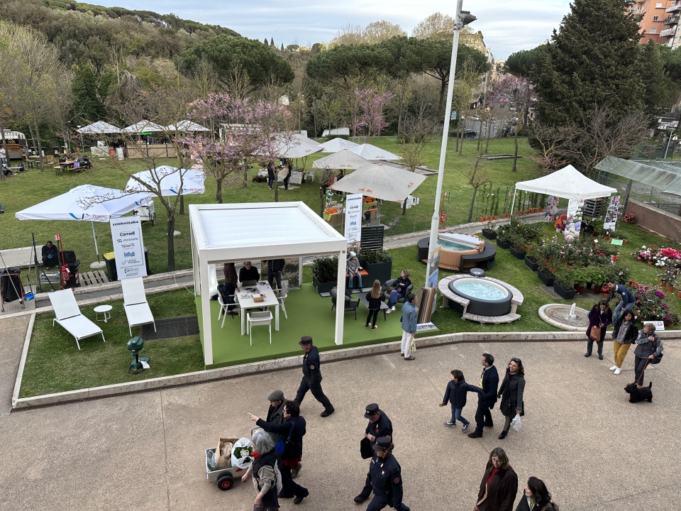 Pergotende® del Gruppo Centro Italia al Festival del Verde e del Paesaggio